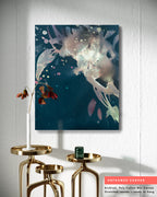 Wall Art Print Canvas Paper  | Una