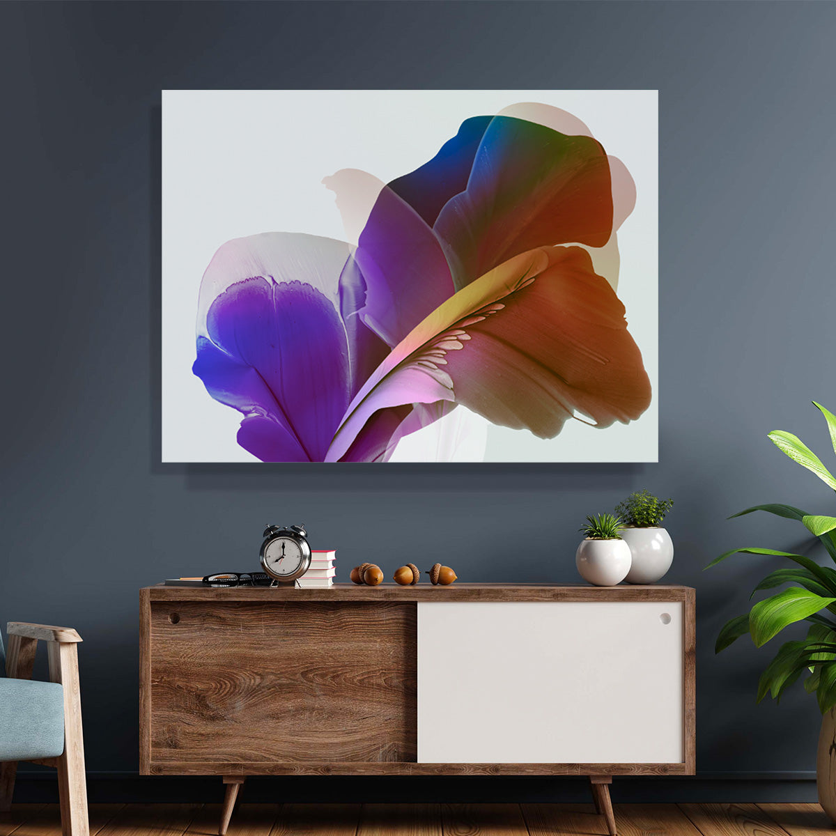Art Print | Eyët-botanical-plant-watercolor-painting-abstract-bloomlands-marta-spendowska-verymarta