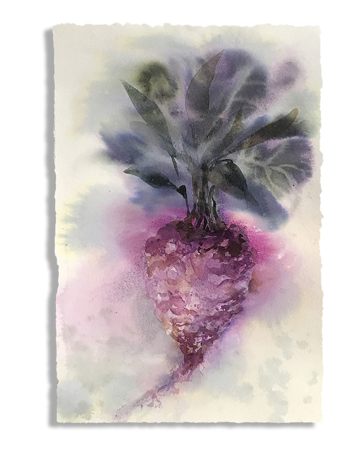 abstract-botanical-watercolor-painting-flower-art-marta-spendowska-verymarta-Painting in watercolor | Beet