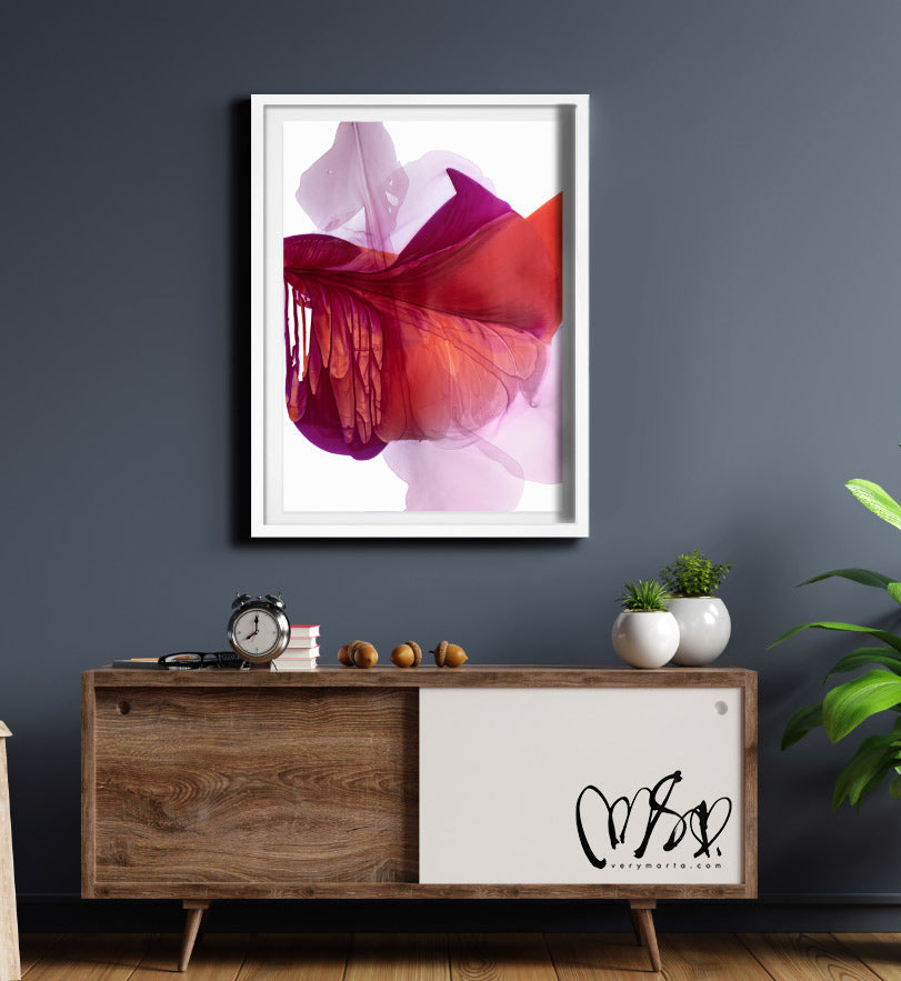 original-painting-botanical-watercolor-bloomalnds-marta-spendowska-verymarta-Painting, abstract watercolor | Aurora