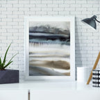 Art Print | Navy Wave-landscape-watercolor-painting-abstract-newlands-marta-spendowska-verymarta