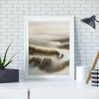 Art Print | Sunny-landscape-watercolor-painting-abstract-newlands-marta-spendowska-verymarta