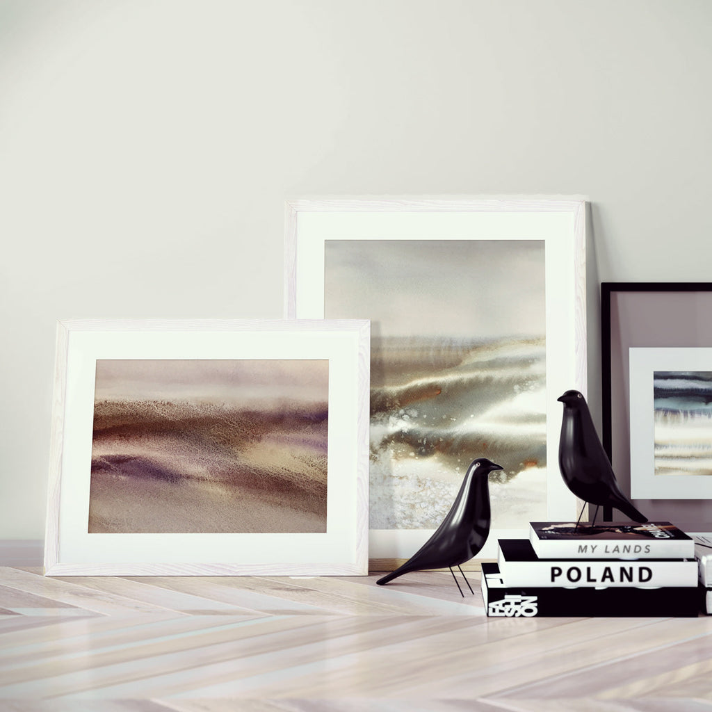 Art Print | Wind-landscape-watercolor-painting-abstract-newlands-marta-spendowska-verymarta