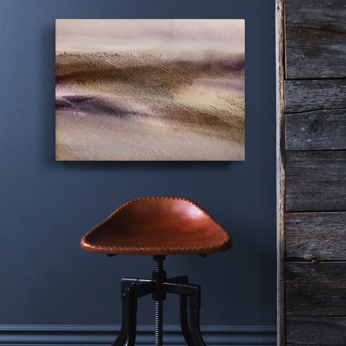 Art Print | Wind-landscape-watercolor-painting-abstract-newlands-marta-spendowska-verymarta