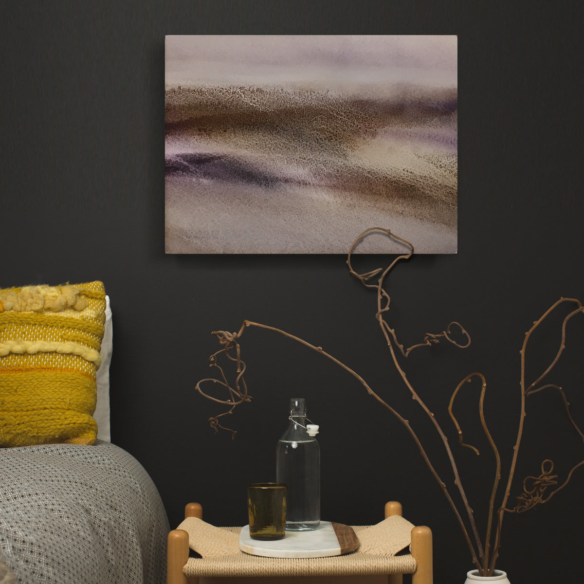 Art Print | Wind-landscape-watercolor-painting-abstract-newlands-marta-spendowska-verymarta
