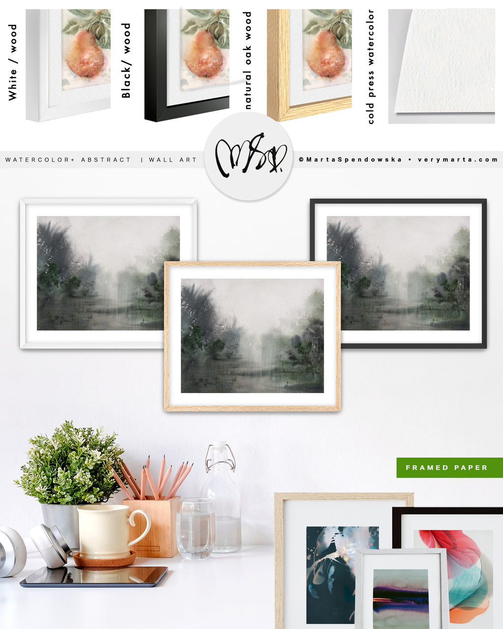 Wall Art Print & Canvas Emily's Woods