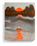 Landscape Wall  Art Prints Loose Abstract Watercolor Paper & Canvas | Zahood