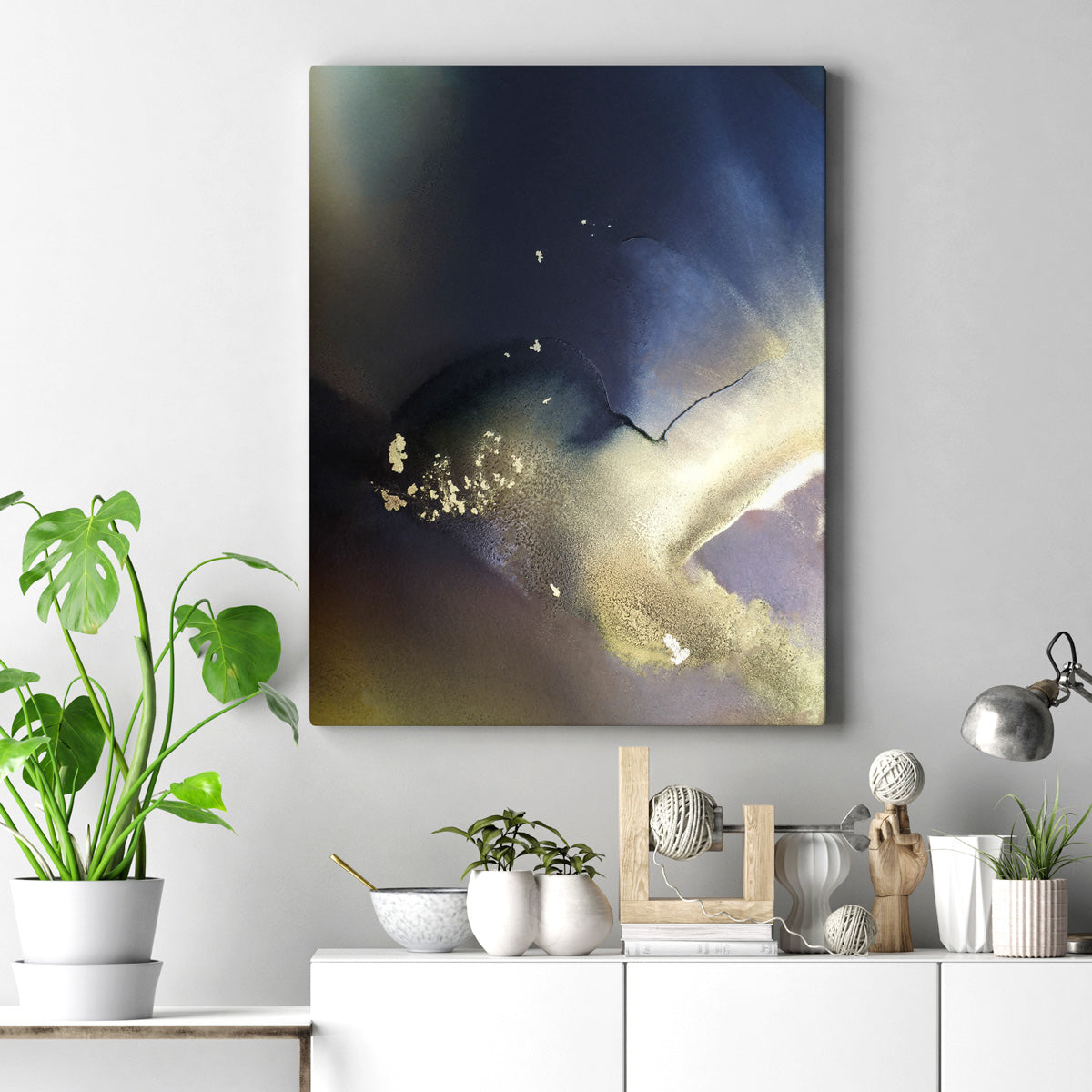 Art Print | Dawn-abstract-watercolor-painting-wetlands-marta-spendowska-verymarta