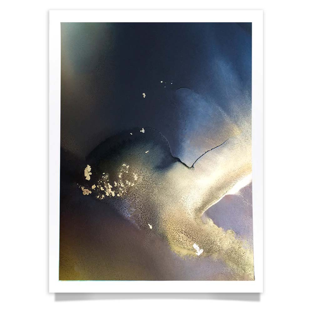 Art Print | Dawn-abstract-watercolor-painting-wetlands-marta-spendowska-verymarta