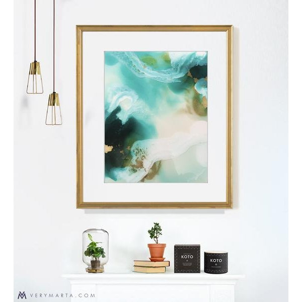 Art Print | Lagoon 4-abstract-watercolor-painting-wetlands-marta-spendowska-verymarta