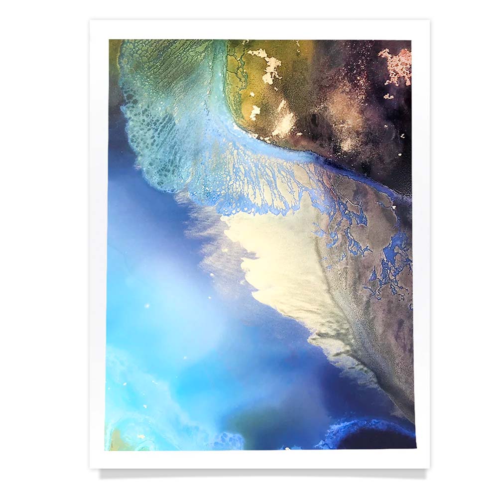Art Print | Omnia-abstract-watercolor-painting-wetlands-marta-spendowska-verymarta