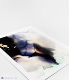 Art Print | Storm-abstract-watercolor-painting-wetlands-marta-spendowska-verymarta