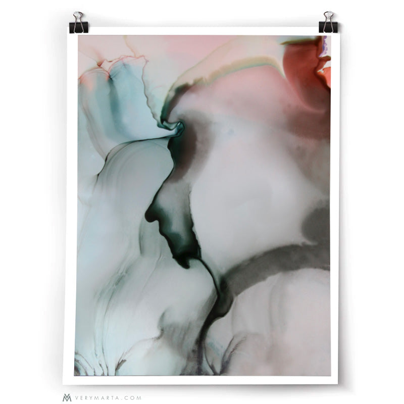 Art Print | Uplands 1-abstract-watercolor-painting-wetlands-marta-spendowska-verymarta