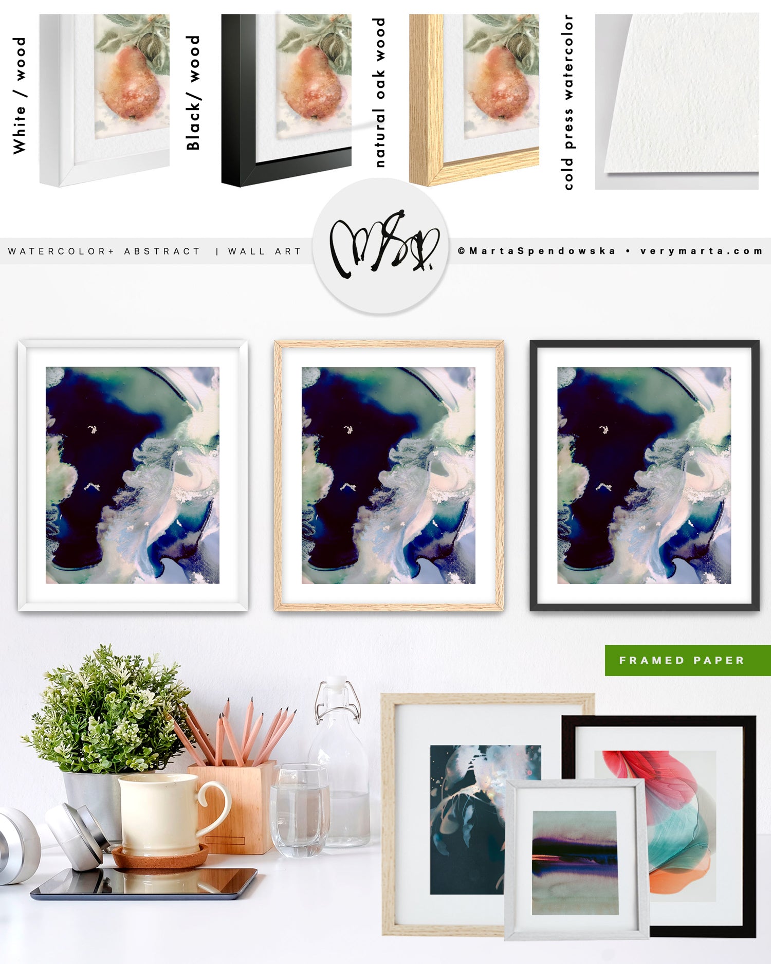 Wall Art Print Canvas Paper  | Boska