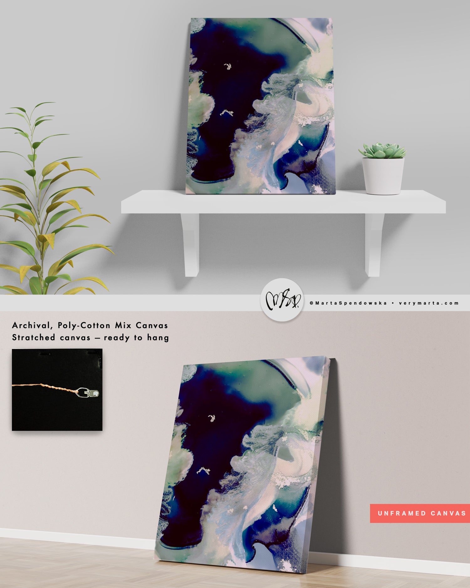 Wall Art Print Canvas Paper  | Boska