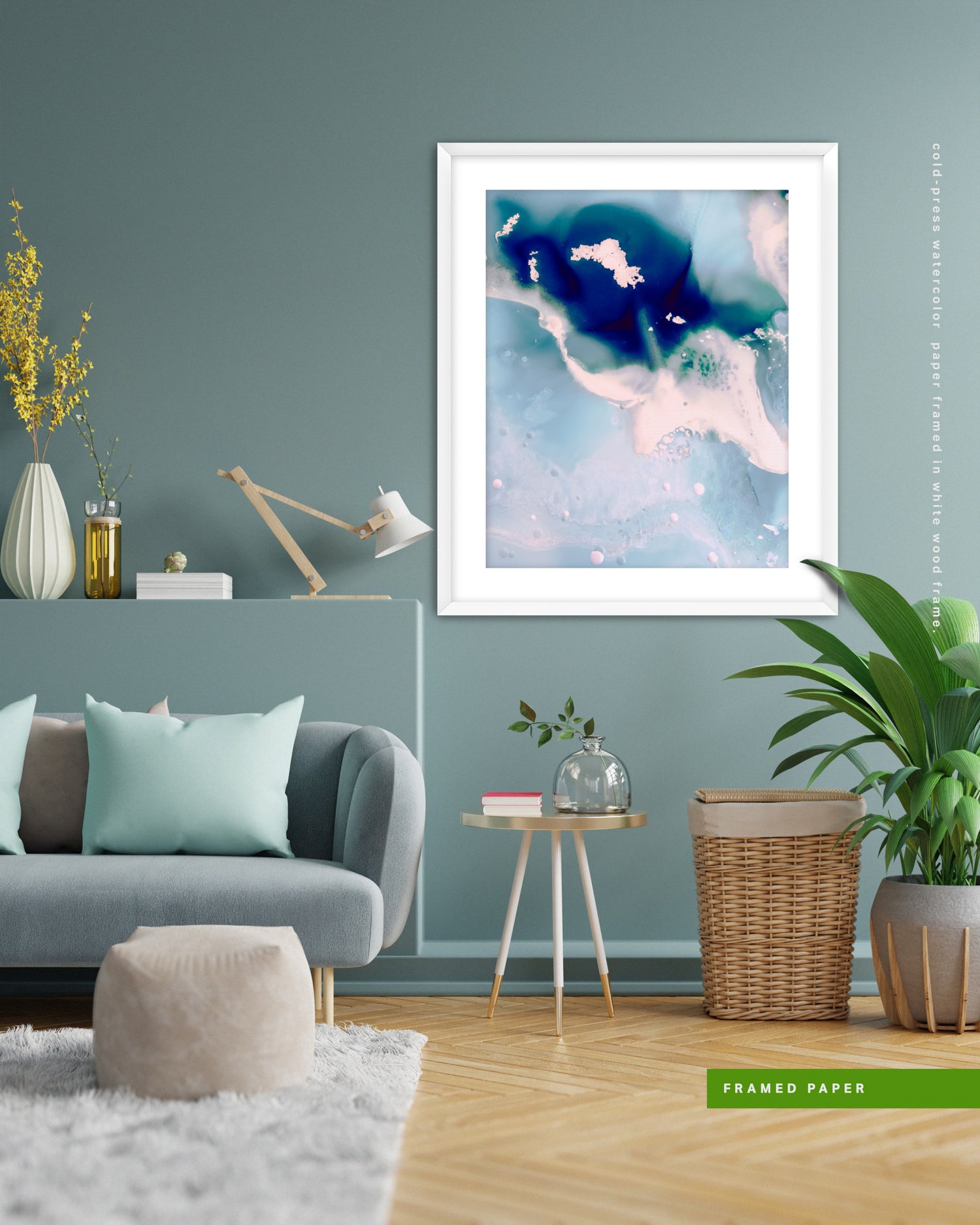 Wall Art Print Canvas Paper  | Monva