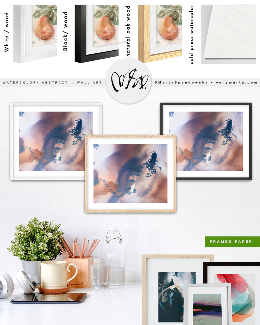 Wall Art Print Canvas Paper  | Mussa