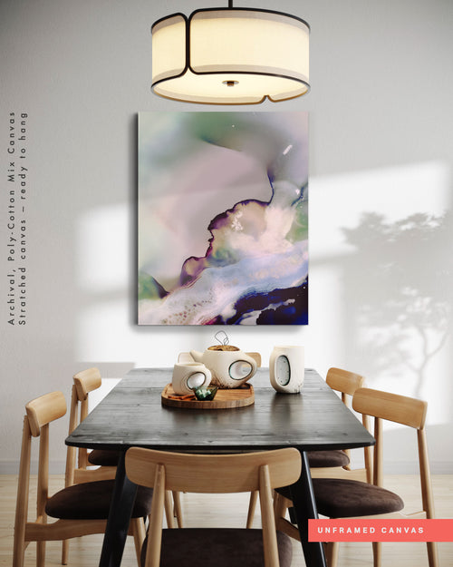 Abstract Wall Art Prints Loose Watercolor Paper & Canvas   | Solva