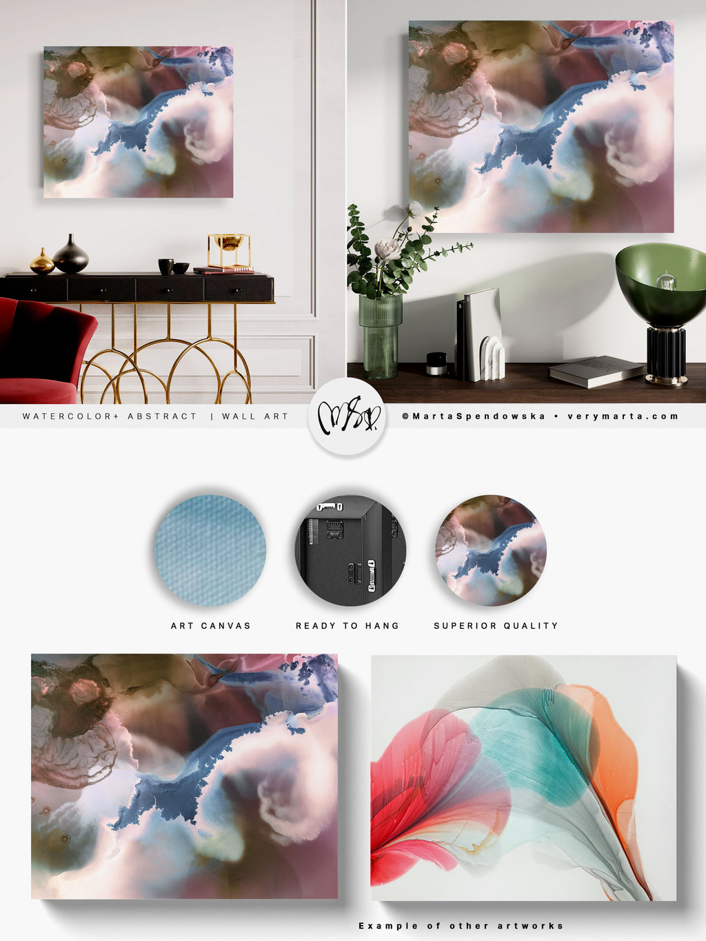 Wall Art Print Canvas Paper  | Sulka