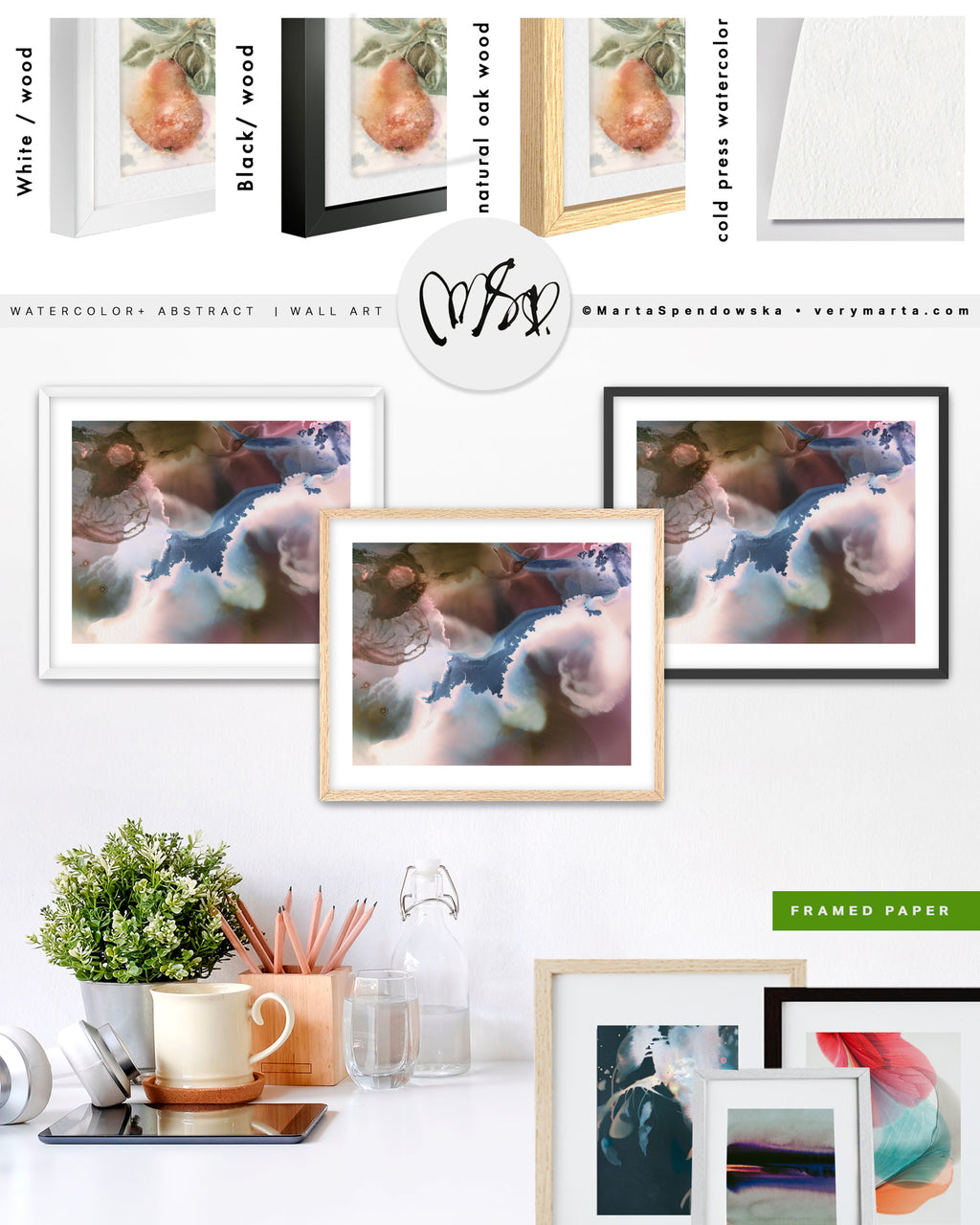 Wall Art Print Canvas Paper  | Sulka