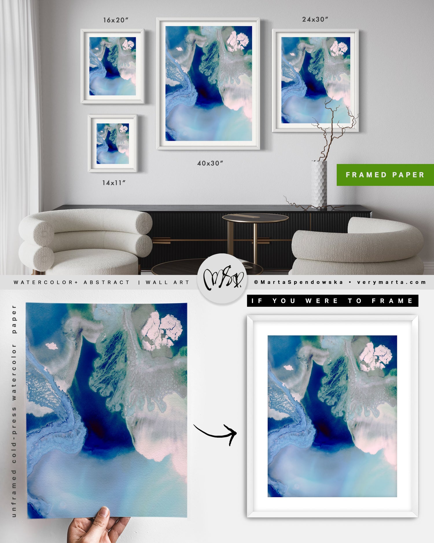 Wall Art Print Canvas Paper  | Vulka