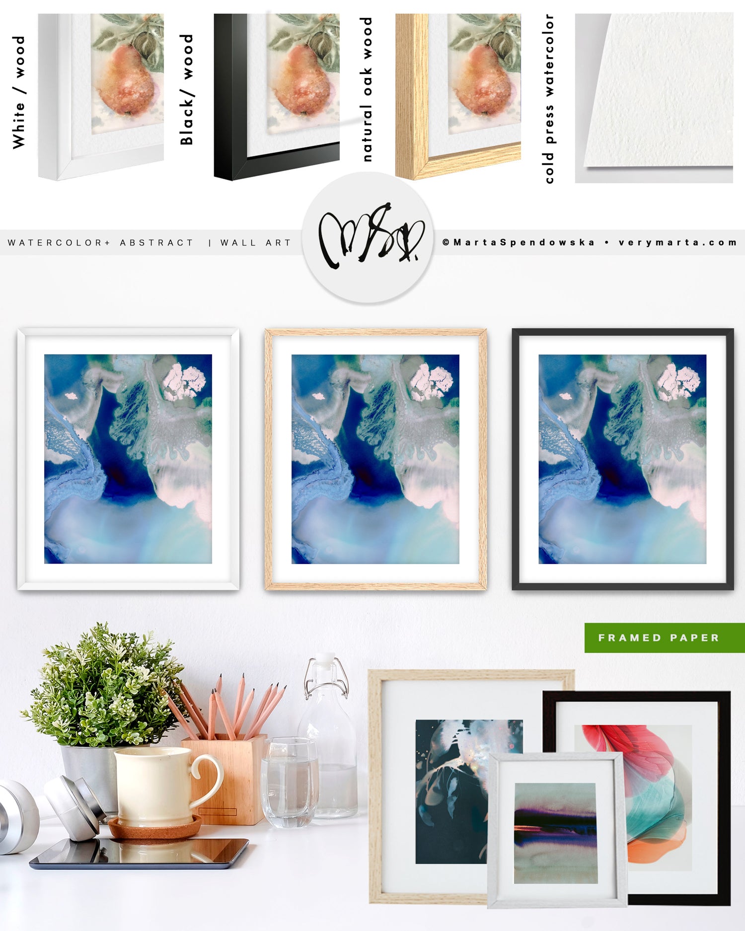 Wall Art Print Canvas Paper  | Vulka