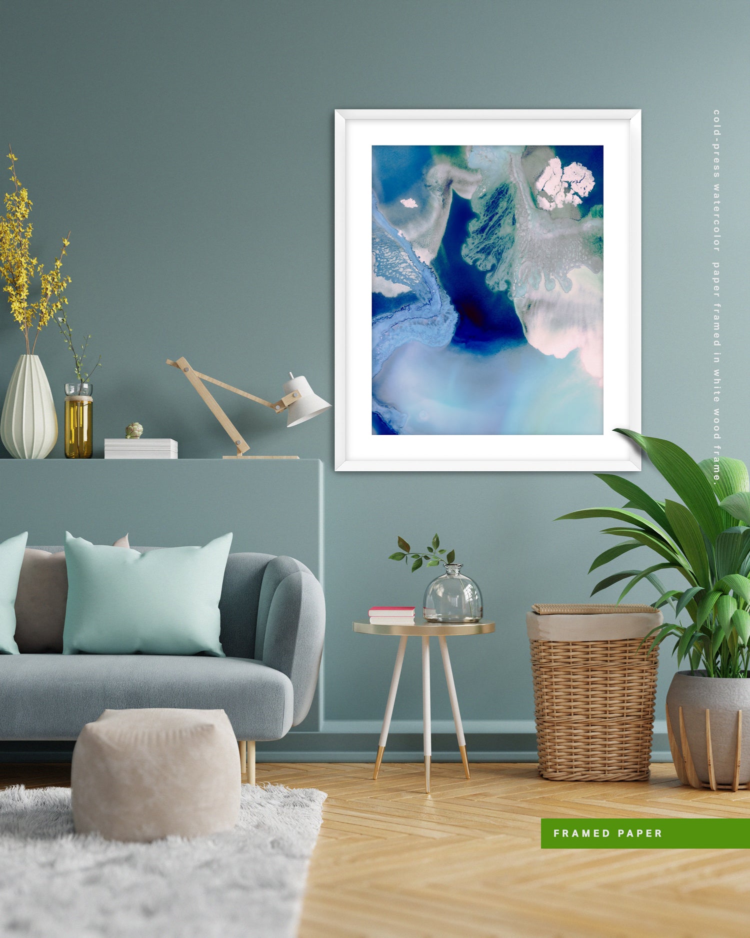 Wall Art Print Canvas Paper  | Vulka
