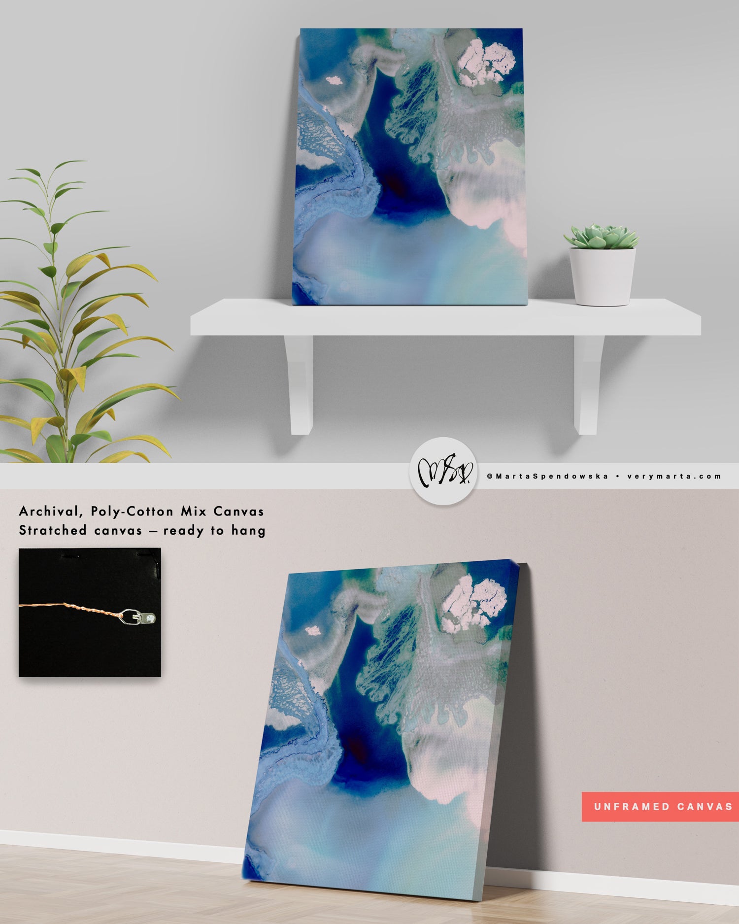 Wall Art Print Canvas Paper  | Vulka