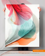 Botanical watercolor large canvas and paper wall art prints, ready to hang floral artwork Abstract Botanical Watercolor Art Print | Tuet by Marta Spendowska