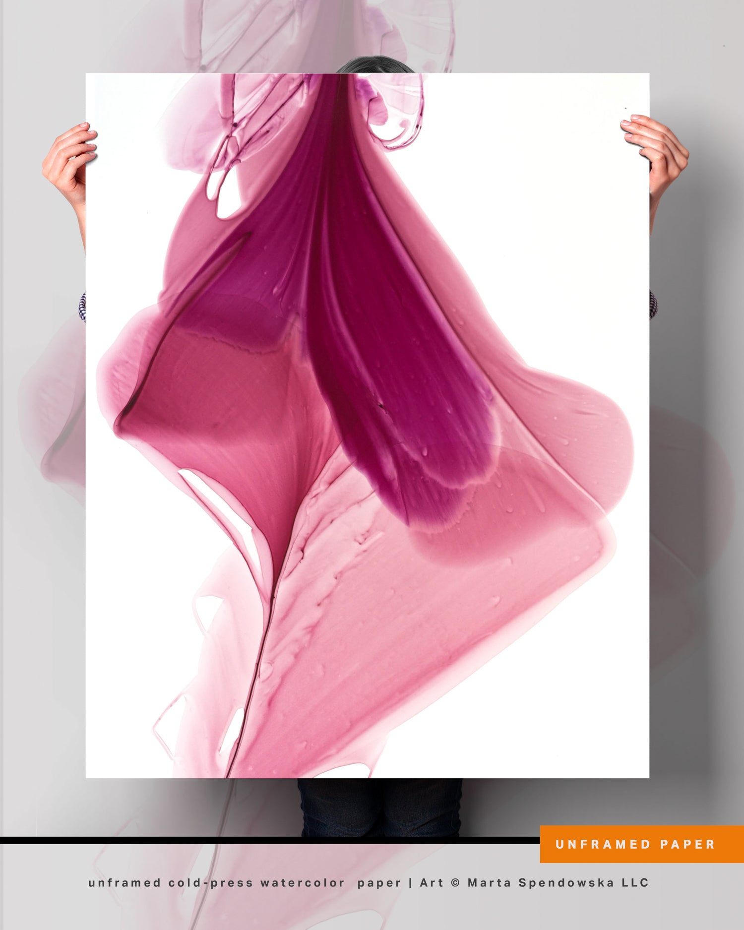 Botanical watercolor large canvas and paper wall art prints, ready to hang floral artwork Abstract Botanical Watercolor Art Print | Queasa by Marta Spendowska