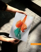 Botanical watercolor large canvas and paper wall art prints, ready to hang floral artwork Abstract Botanical Watercolor Art Print | Louna by Marta Spendowska