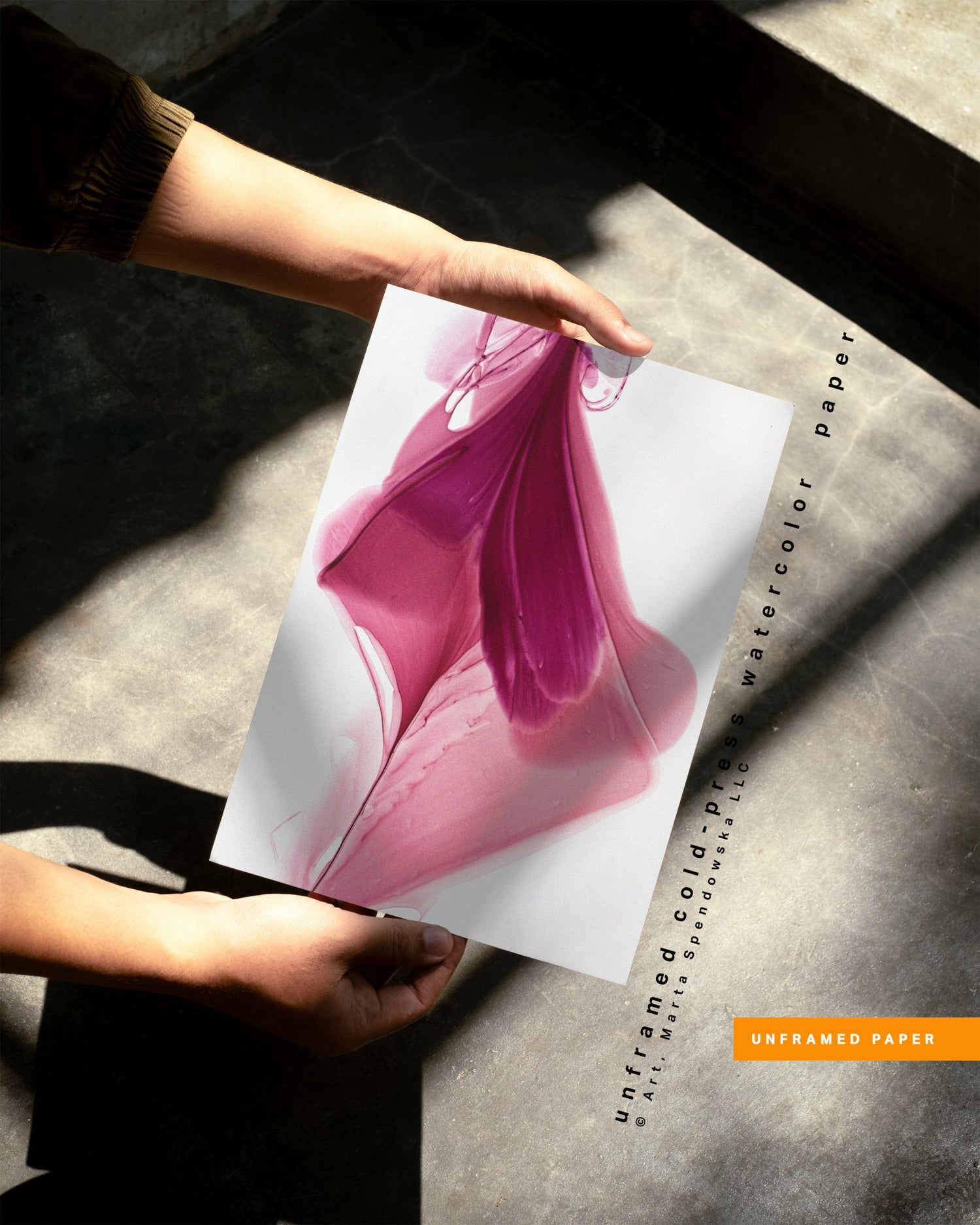 Botanical watercolor large canvas and paper wall art prints, ready to hang floral artwork Abstract Botanical Watercolor Art Print | Queasa by Marta Spendowska