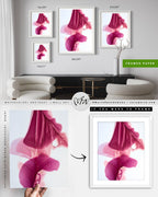 Botanical watercolor large canvas and paper wall art prints, ready to hang floral artwork Abstract Botanical Watercolor Art Print | Pousa by Marta Spendowska