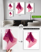 Botanical watercolor large canvas and paper wall art prints, ready to hang floral artwork Abstract Botanical Watercolor Art Print | Queasa by Marta Spendowska