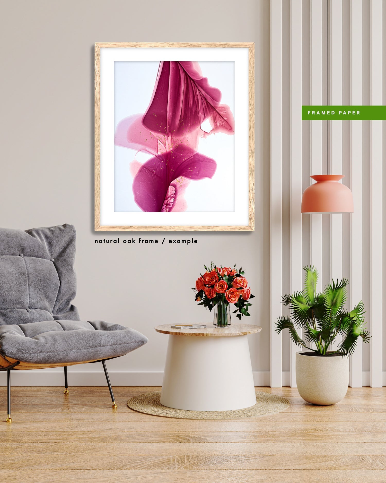 Botanical watercolor large canvas and paper wall art prints, ready to hang floral artwork Abstract Botanical Watercolor Art Print | Pousa by Marta Spendowska