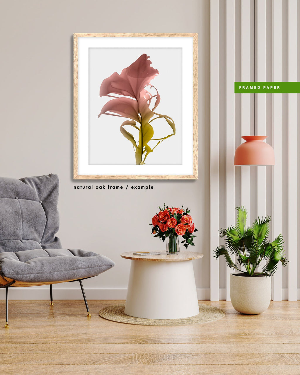 Botanical watercolor large canvas and paper wall art prints, ready to hang floral artwork Abstract Botanical Watercolor Art Print | Bona by Marta Spendowska