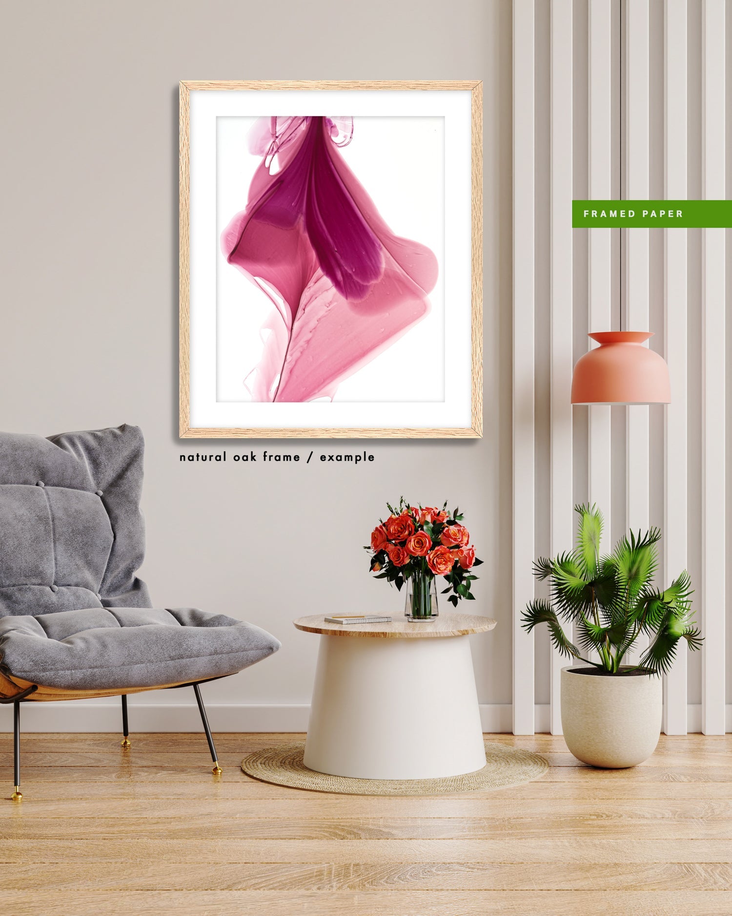 Botanical watercolor large canvas and paper wall art prints, ready to hang floral artwork Abstract Botanical Watercolor Art Print | Queasa by Marta Spendowska