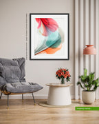 Botanical watercolor large canvas and paper wall art prints, ready to hang floral artwork Abstract Botanical Watercolor Art Print | Tuet by Marta Spendowska
