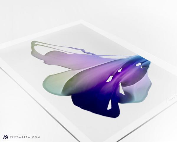 Botanical watercolor large canvas and paper wall art prints, ready to hang floral artwork Abstract Botanical Watercolor Art Print | Bloom1 by Marta Spendowska