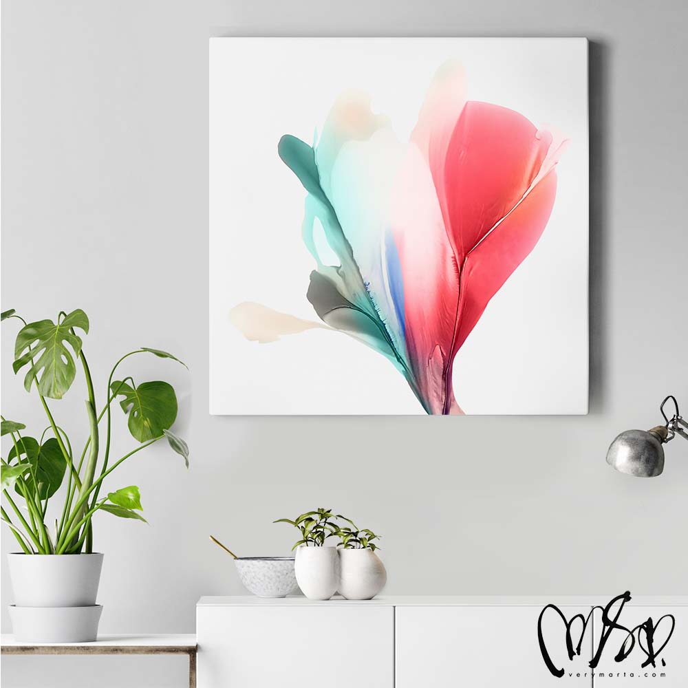 Botanical watercolor large canvas and paper wall art prints, ready to hang floral artwork Abstract Botanical Watercolor Art Print | Bloom 4 by Marta Spendowska