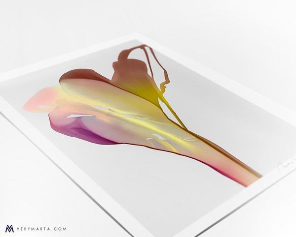 Botanical watercolor large canvas and paper wall art prints, ready to hang floral artwork Abstract Botanical Watercolor Art Print | Bloom 2 by Marta Spendowska