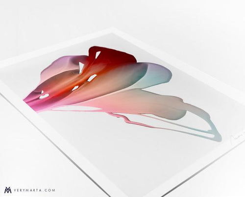 Botanical watercolor large canvas and paper wall art prints, ready to hang floral artwork Abstract Botanical Watercolor Art Print | Bloom 3 by Marta Spendowska