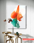 Botanical watercolor large canvas and paper wall art prints, ready to hang floral artwork Abstract Botanical Watercolor Art Print | Louna by Marta Spendowska