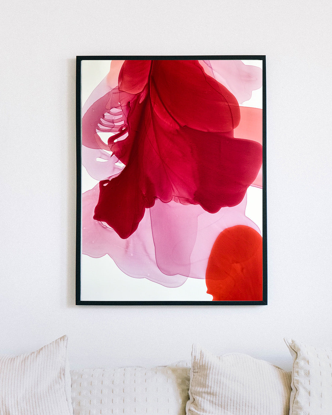 Botanical watercolor large canvas and paper wall art prints, ready to hang floral artwork Abstract Botanical Watercolor Art Print | Merlotte by Marta Spendowska