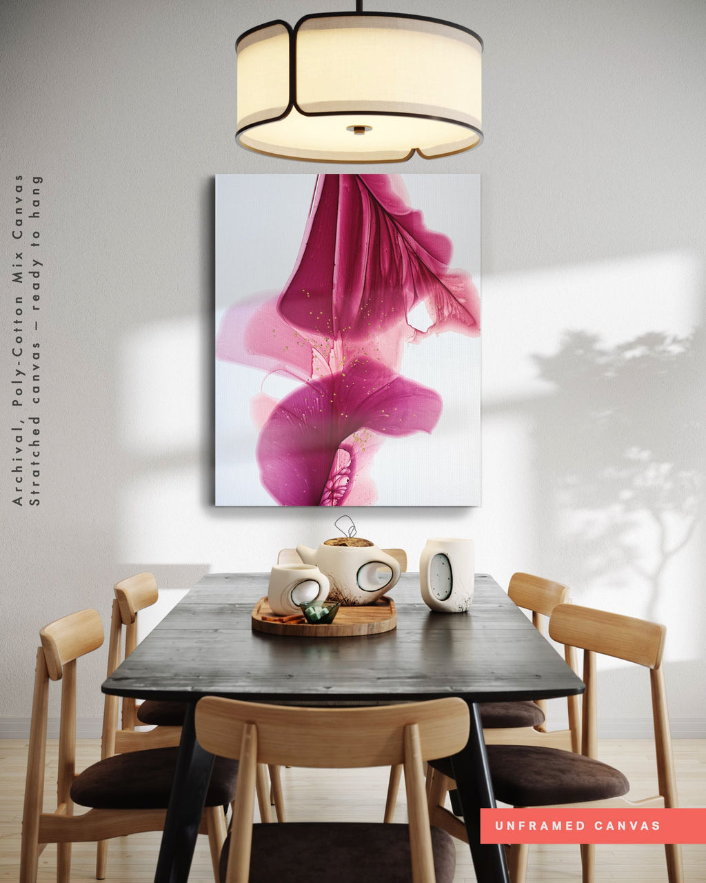 Botanical watercolor large canvas and paper wall art prints, ready to hang floral artwork Abstract Botanical Watercolor Art Print | Pousa by Marta Spendowska