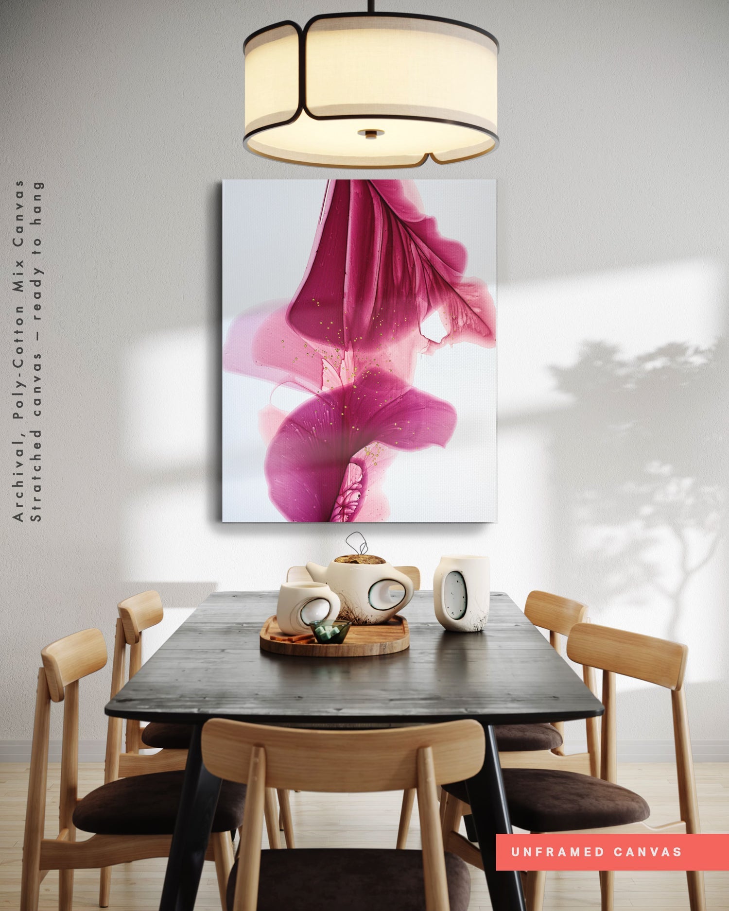 Botanical watercolor large canvas and paper wall art prints, ready to hang floral artwork Abstract Botanical Watercolor Art Print | Pousa by Marta Spendowska