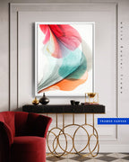 Botanical watercolor large canvas and paper wall art prints, ready to hang floral artwork Abstract Botanical Watercolor Art Print | Tuet by Marta Spendowska