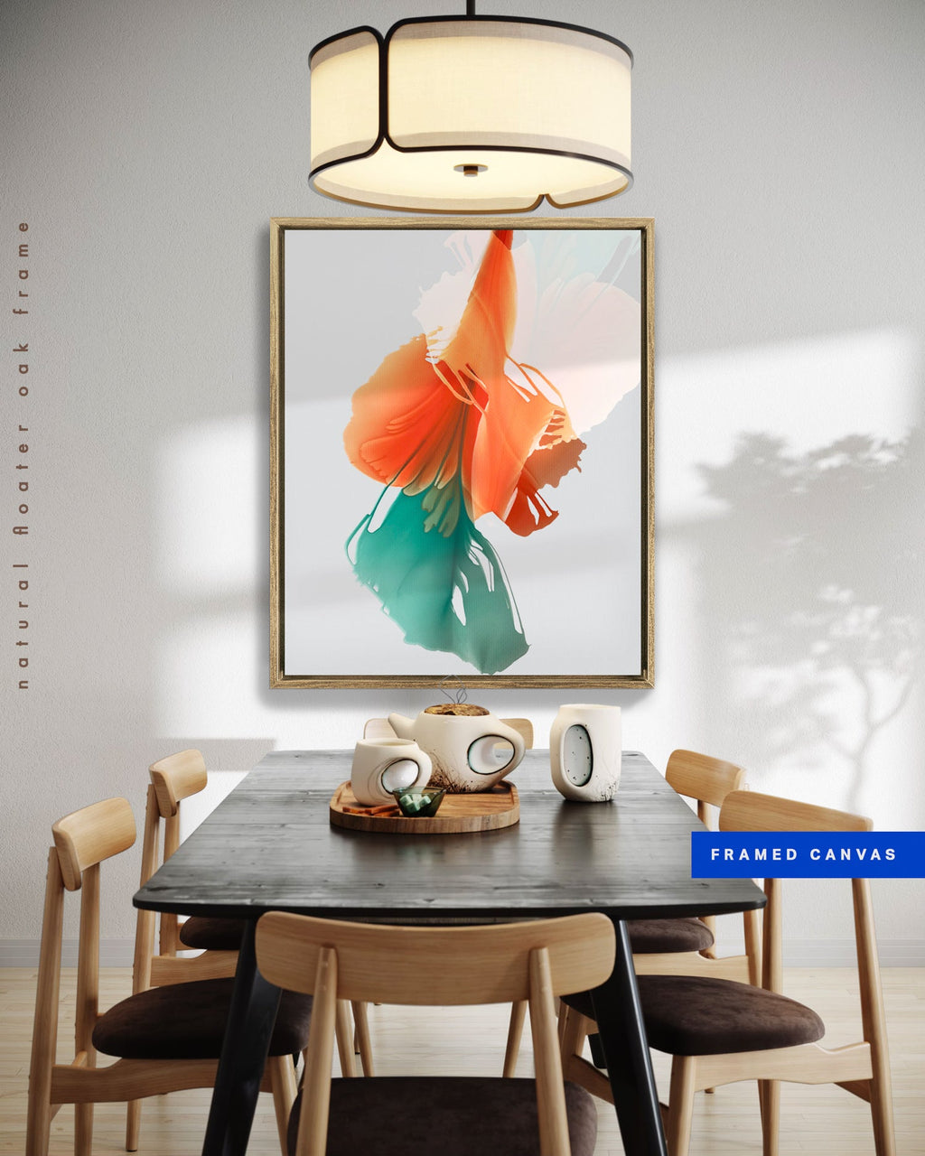 Botanical watercolor large canvas and paper wall art prints, ready to hang floral artwork Abstract Botanical Watercolor Art Print | Louna by Marta Spendowska