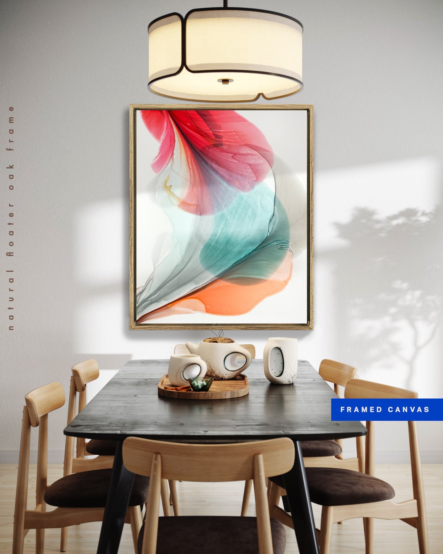 Botanical watercolor large canvas and paper wall art prints, ready to hang floral artwork Abstract Botanical Watercolor Art Print | Tuet by Marta Spendowska