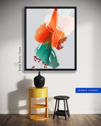 Botanical watercolor large canvas and paper wall art prints, ready to hang floral artwork Abstract Botanical Watercolor Art Print | Louna by Marta Spendowska